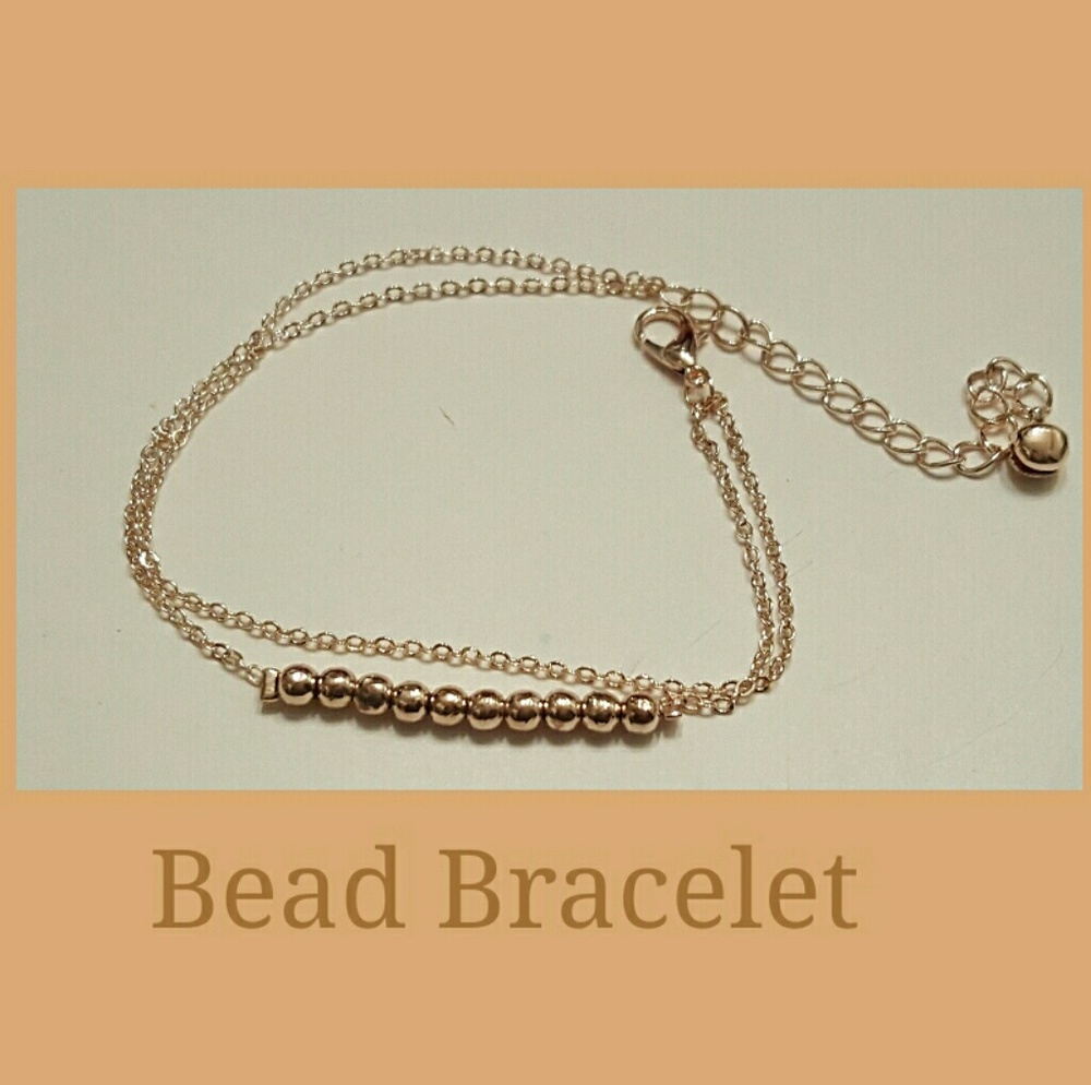 Bead Line Ankle Bracelet